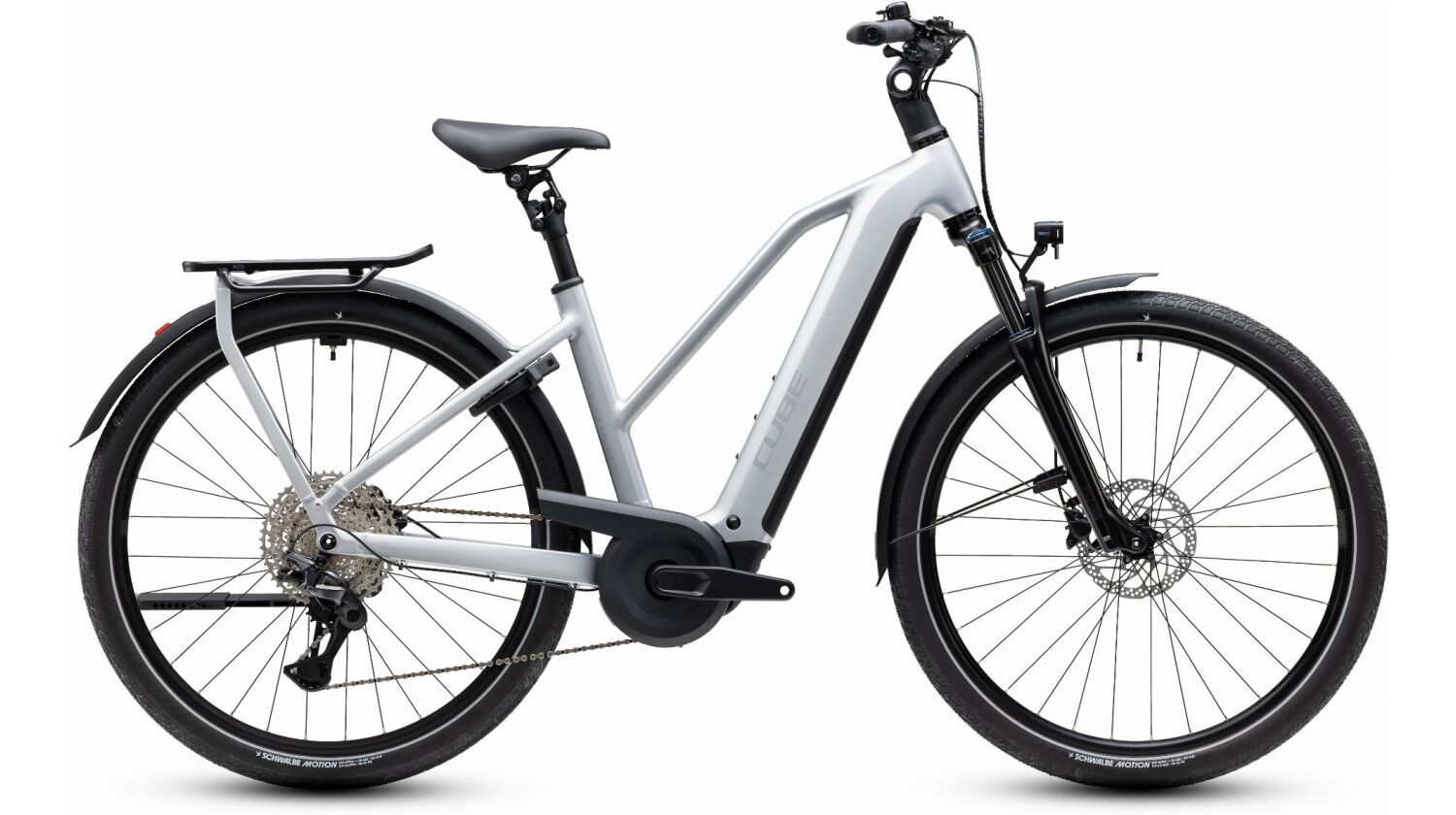 Cube Kathmandu Hybrid One 800 Wh E-Bike Trapeze 28" silverstar´n´reflex