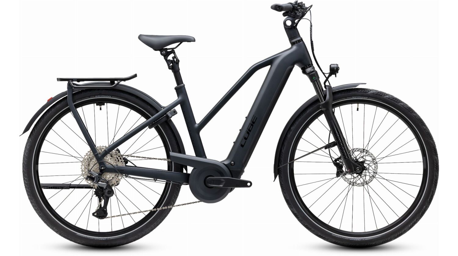 Cube Kathmandu Hybrid Pro 800 Wh E-Bike Trapeze 28" coal´n´black