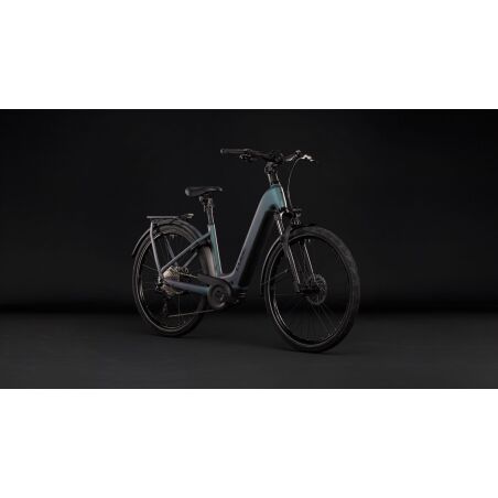 Cube Kathmandu Hybrid Pro 800 Wh E-Bike Easy Entry 28" smaragdgrey&acute;n&acute;black