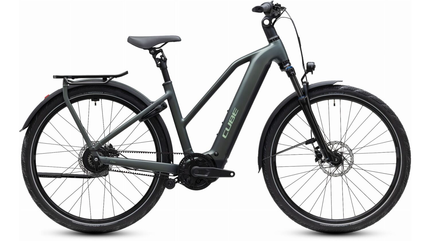 Cube Kathmandu Hybrid Deluxe Pro 800 Wh E-Bike Trapeze 28" blackforest´n´chrome