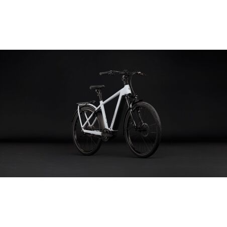 Cube Kathmandu Hybrid Deluxe Pro 800 Wh E-Bike Diamant 28" metallicwhite&acute;n&acute;chrome