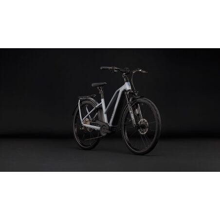 Cube Kathmandu Hybrid EXC 800 Wh E-Bike Trapeze 28" slategrey&acute;n&acute;chrome
