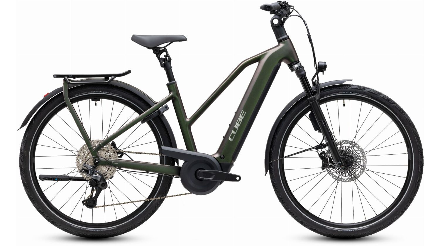 Cube Kathmandu Hybrid EXC 800 Wh E-Bike Trapeze 28" stellar´n´chrome