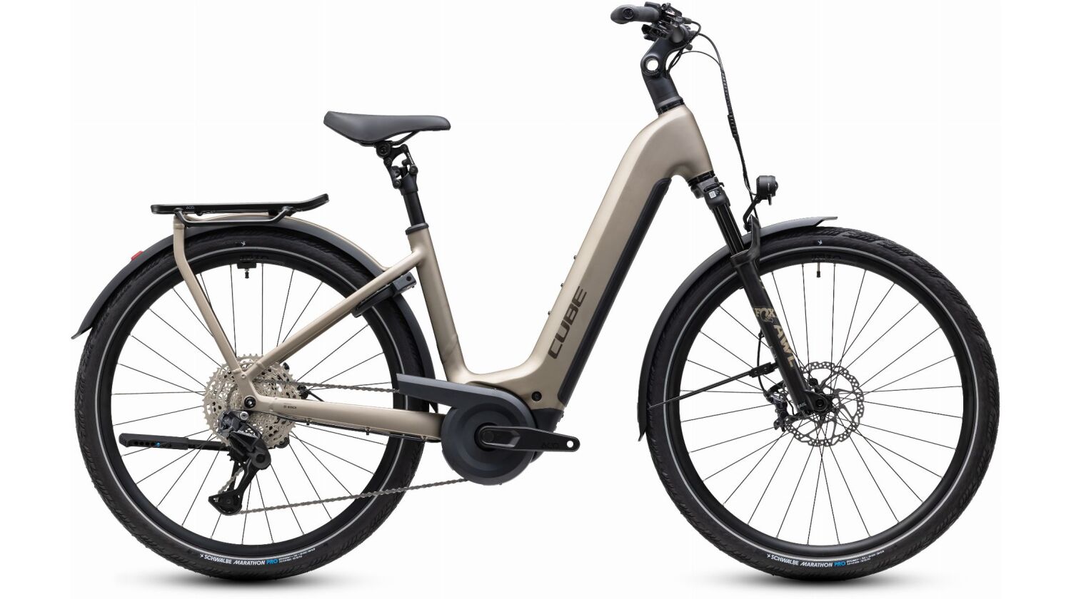 Cube Kathmandu Hybrid SLX 800 Wh E-Bike Easy Entry 28" flashstone´n´chrome