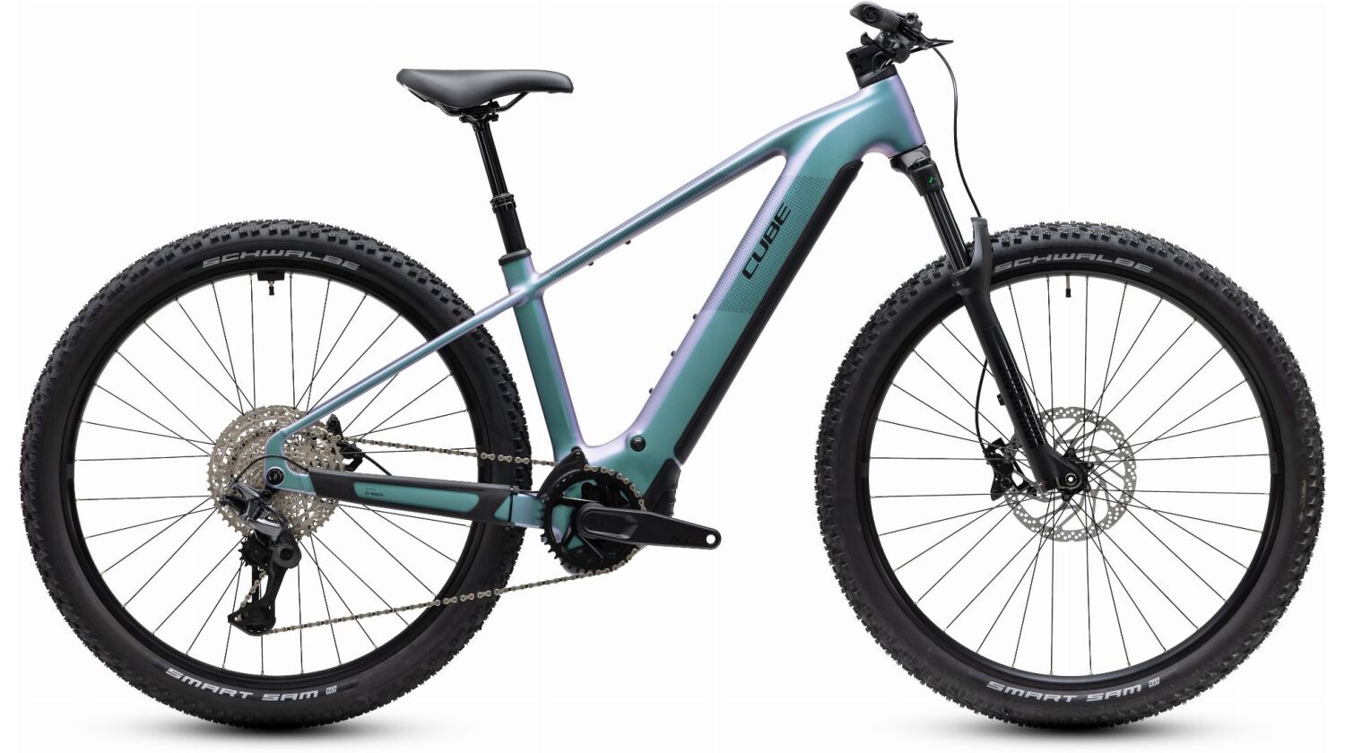 Cube Reaction Hybrid Pro 800 Wh E-Bike Hardtail Diamant polarlight´n´black inkl. ACID Frontlicht PRO-E 150