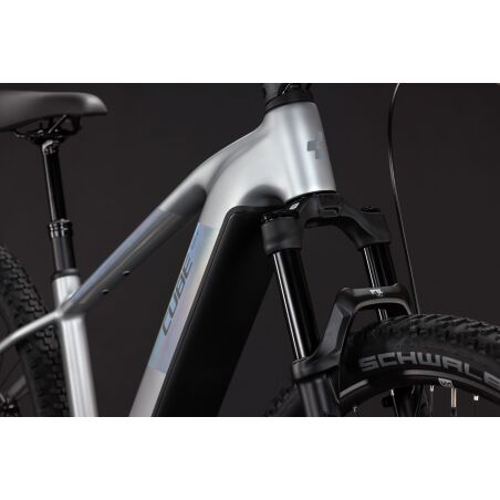 Cube Reaction Hybrid SLX 800 Wh E-Bike Hardtail Diamant platinum&acute;n&acute;reflex