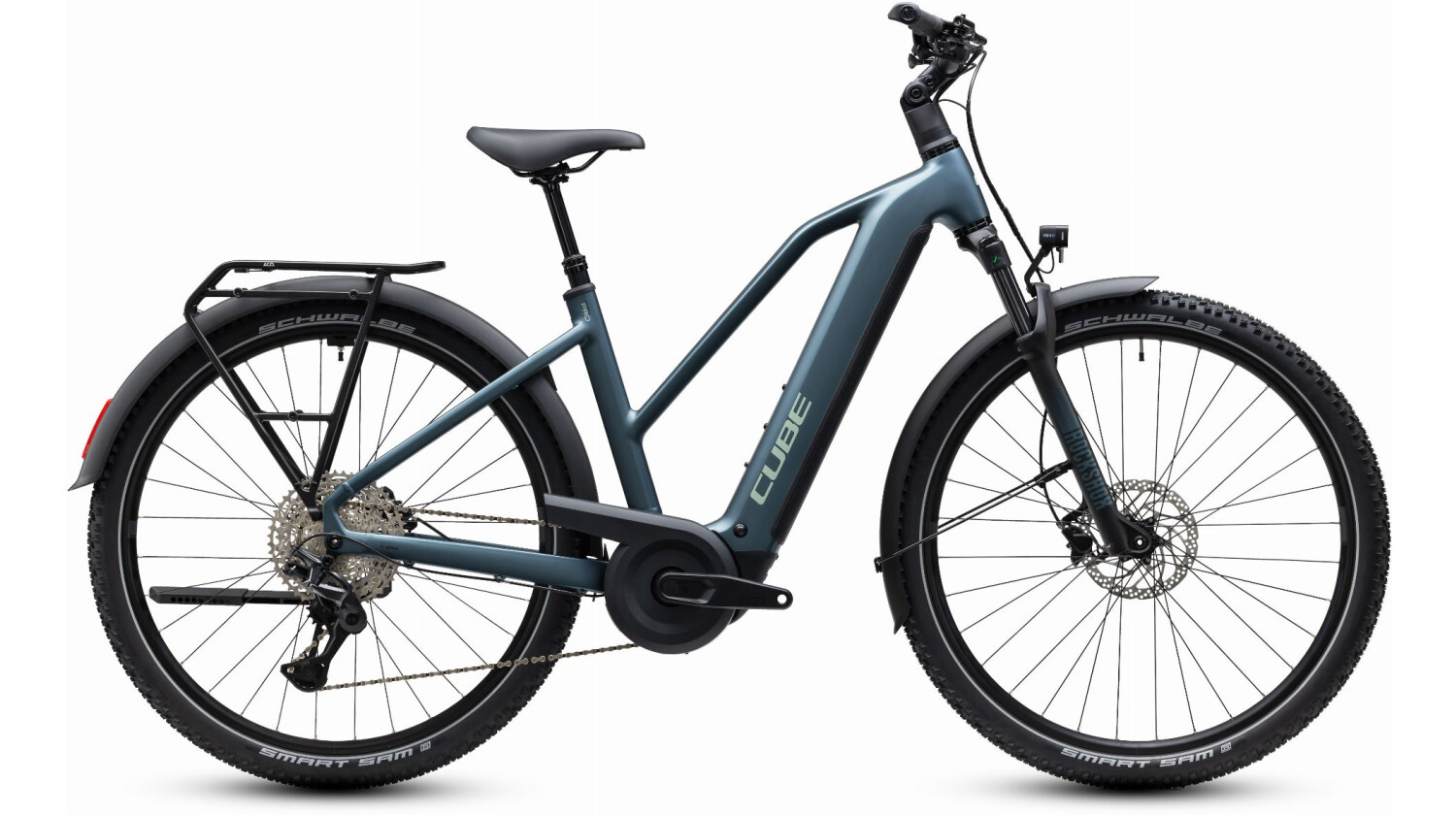 Cube Nuride Hybrid Pro 800 Wh E-Bike Trapeze 28" deepteal´n´blue