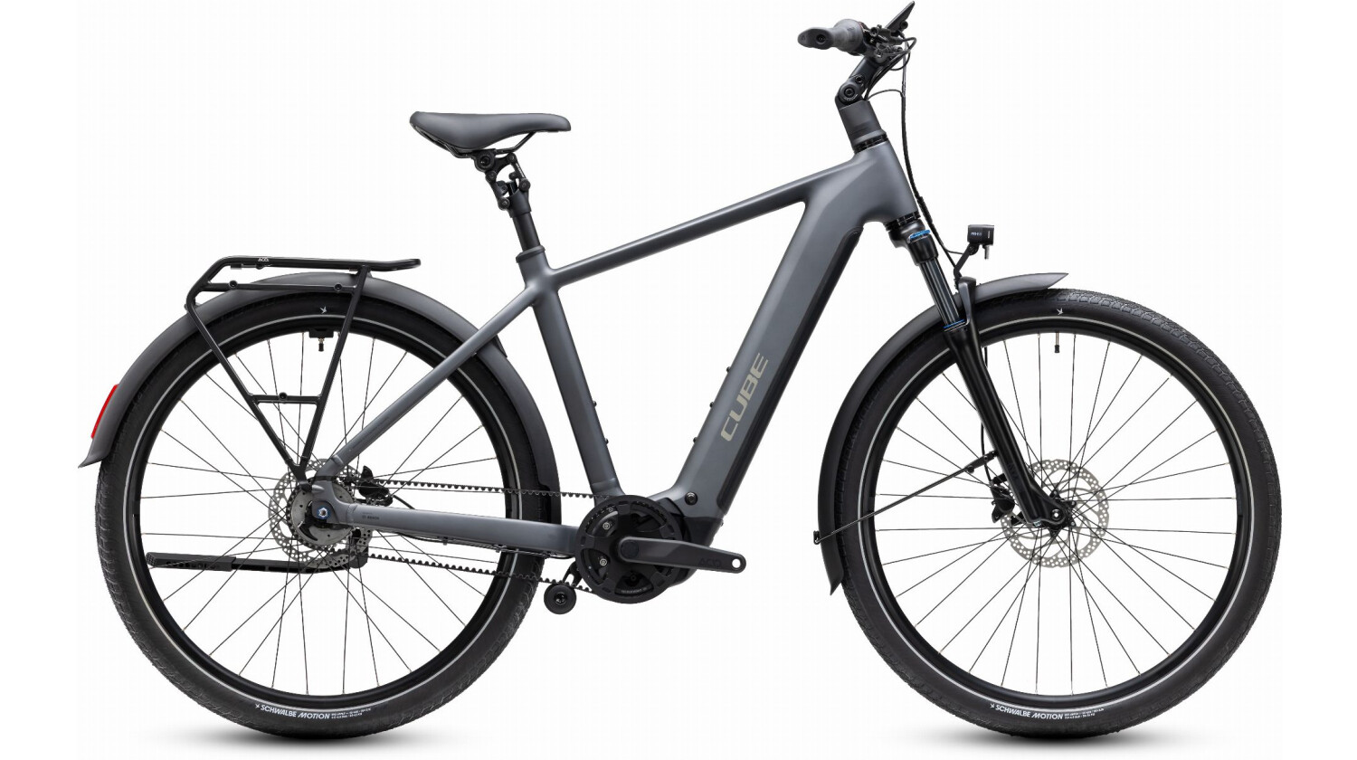 Cube Touring Hybrid Deluxe SLX 800 Wh E-Bike Diamant 28" slabgrey´n´chrome