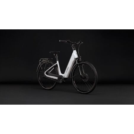 Cube Supreme RT Hybrid Comfort EX 600 Wh E-Bike Easy Entry metallicwhite&acute;n&acute;reflex