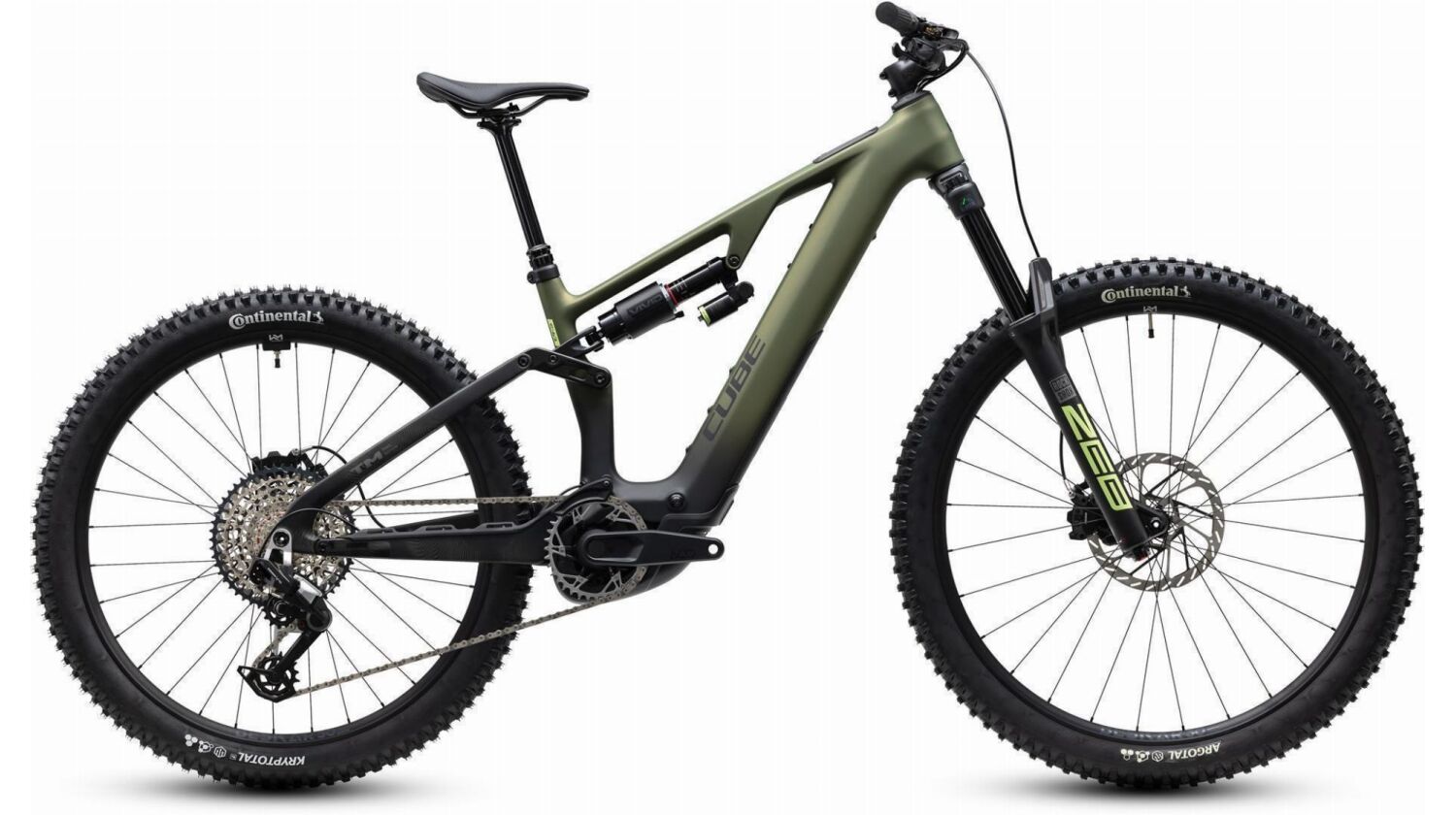 Cube AMS Hybrid 177 C:62 TM 600X Wh E-Bike Fully 29" reedgreen´n´gills