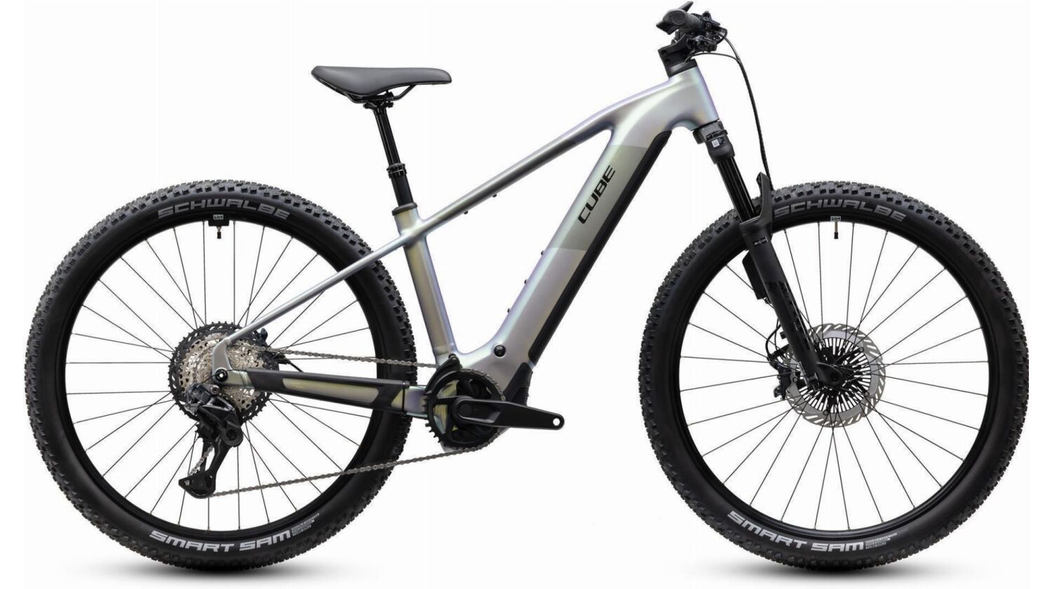 Cube Reaction Hybrid SLT 800 Wh E-Bike Hardtail Diamant kolibri´n´crisscross inkl. ACID Frontlicht PRO-E 200