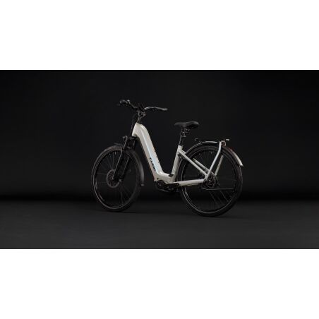 Cube Kathmandu Hybrid Deluxe EXC 800 Wh E-Trekkingbike Easy Entry 28" glintsand&acute;n&acute;black inkl. ACID Einsteckkette + ACID Seitentaschen SMLink