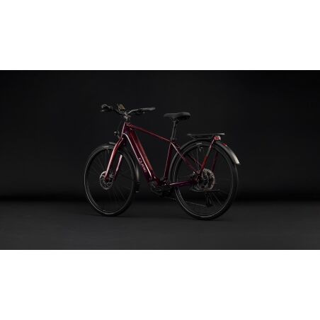 Cube Kathmandu Hybrid C:62 SLX 400X Wh E-Trekkingbike Diamant 28" liquidred&acute;n&acute;red inkl. ACID Faltschloss RIGID 90 + ACID Seitentaschen Pro SMLink 2.0