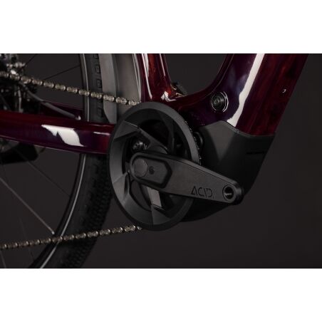 Cube Kathmandu Hybrid C:62 SLX 400X Wh E-Trekkingbike Diamant 28" liquidred&acute;n&acute;red inkl. ACID Faltschloss RIGID 90 + ACID Seitentaschen Pro SMLink 2.0