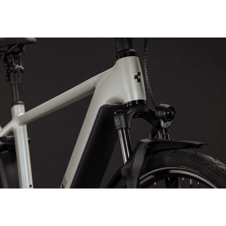 Cube Kathmandu Hybrid Deluxe EXC 800 Wh E-Trekkingbike Diamant 28" glintsand&acute;n&acute;black inkl. ACID Einsteckkette + ACID Seitentaschen SMLink