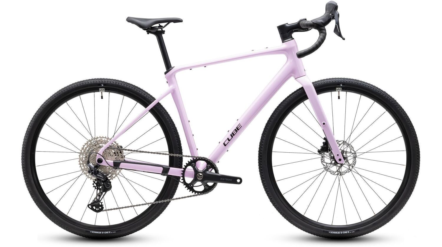 Cube Nuroad EX Gravelbike Diamant bubblegum´n´black