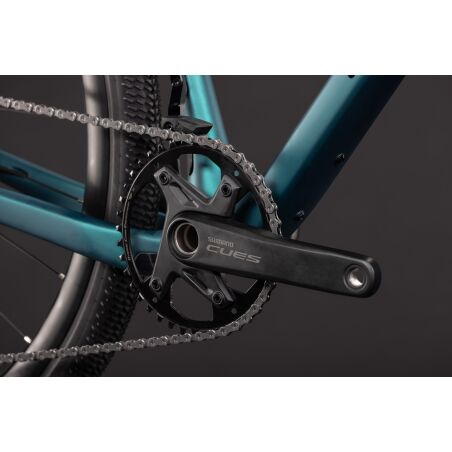 Cube Nulane C:62 SLX Fitnessbike Diamant 28" metallicpetrol&acute;n&acute;black inkl. ACID Beleuchtungsset Pro 100 Lux