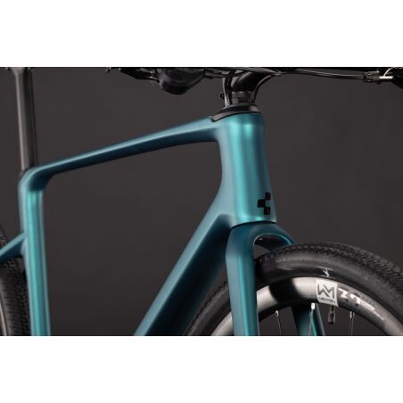 Cube Nulane C:62 SLX Fitnessbike Diamant 28" metallicpetrol&acute;n&acute;black inkl. ACID Beleuchtungsset Pro 100 Lux