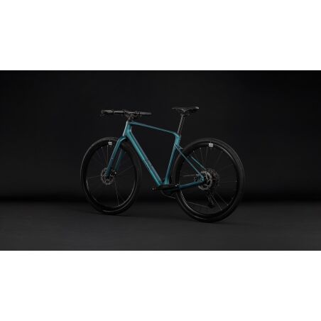 Cube Nulane C:62 SLX Fitnessbike Diamant 28" metallicpetrol&acute;n&acute;black inkl. ACID Beleuchtungsset Pro 100 Lux