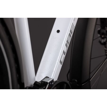 Cube Nature Pro FE Crossbike Diamant 28" metallicwhite&acute;n&acute;reflex