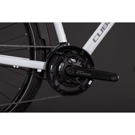 Cube Nature Pro FE Crossbike Diamant 28" metallicwhite&acute;n&acute;reflex