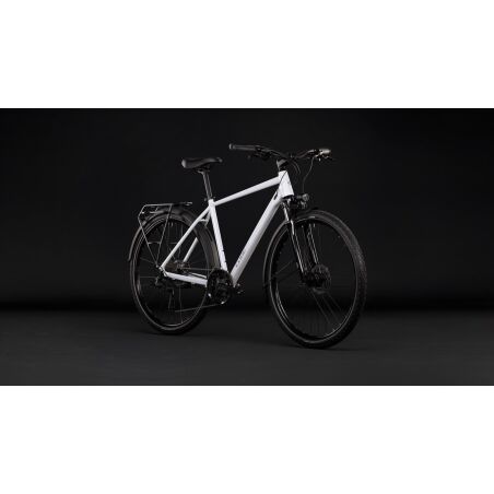 Cube Nature Pro FE Crossbike Diamant 28" metallicwhite&acute;n&acute;reflex