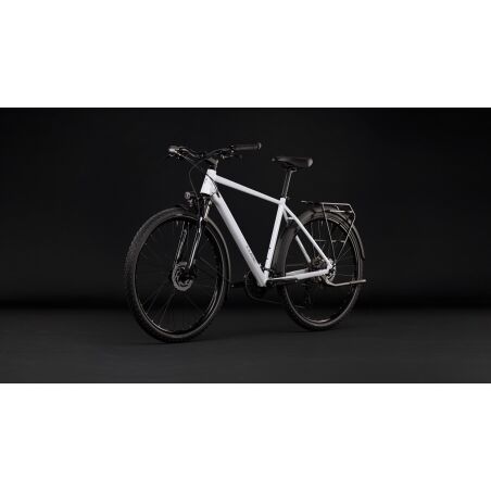 Cube Nature Pro FE Crossbike Diamant 28" metallicwhite&acute;n&acute;reflex