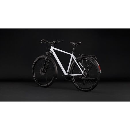 Cube Nature Pro FE Crossbike Diamant 28" metallicwhite&acute;n&acute;reflex
