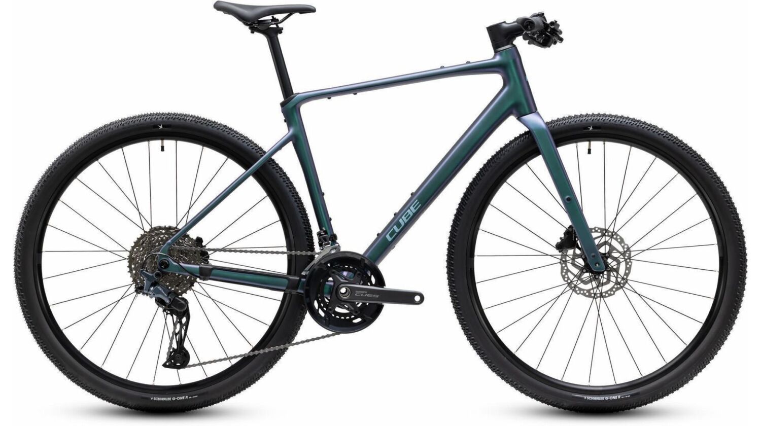 Cube Nulane Race Fitnessbike Diamant 28" smaragdgrey´n´prizm