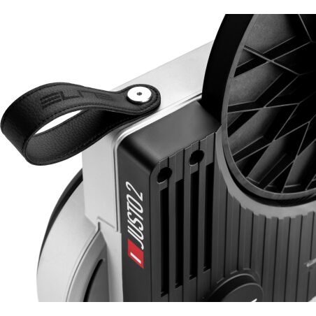 Elite Rollentrainer Justo 2 - Zwift Cog and Click silber