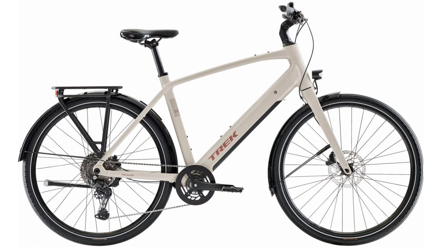 Trek Inbound+ 2 R10 600 Wh E-Bike Diamant 28" buff beige
