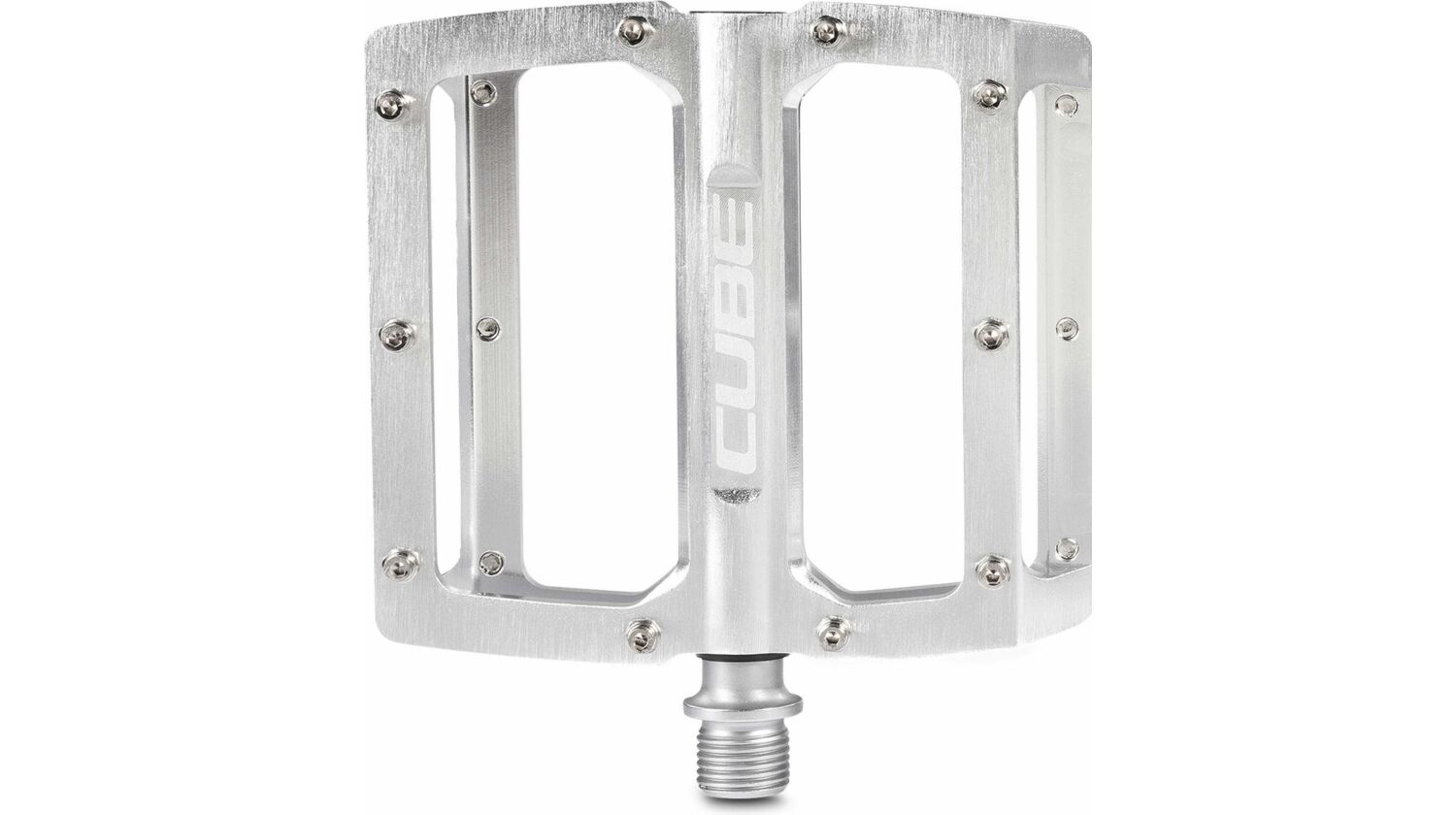 Cube All Mountain Pedal Flat silver brushed