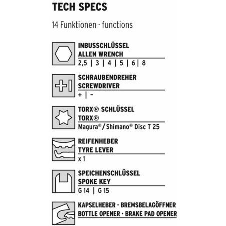 SKS GERMANY Tom 14 Miniwerkzeug