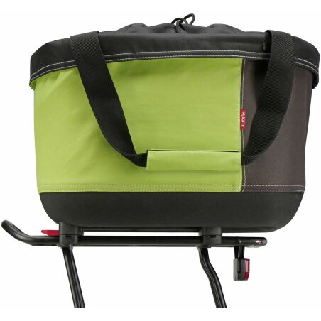 KLICKfix Shopper Alingo GT Gep&auml;cktr&auml;gertasche f&uuml;r Racktime gr&uuml;n/braun