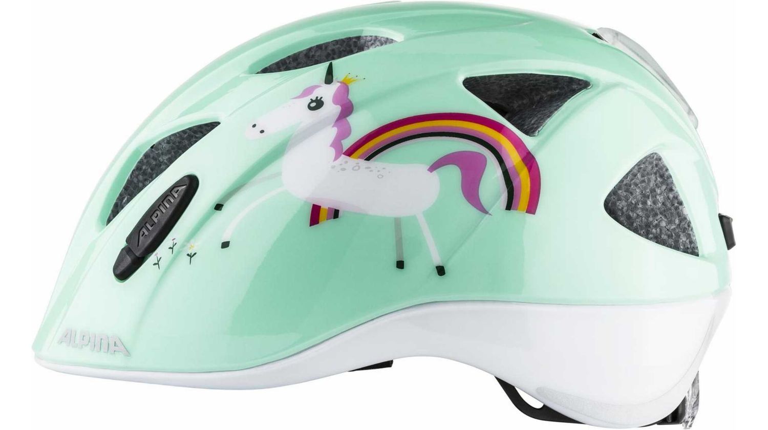 Alpina Ximo Flash Kinder-Helm Mint Unicorn