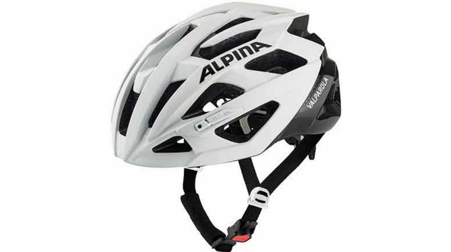 Alpina Valparola Rennrad-Helm white-black