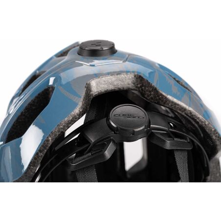Cube Helm STEEP glossy blue