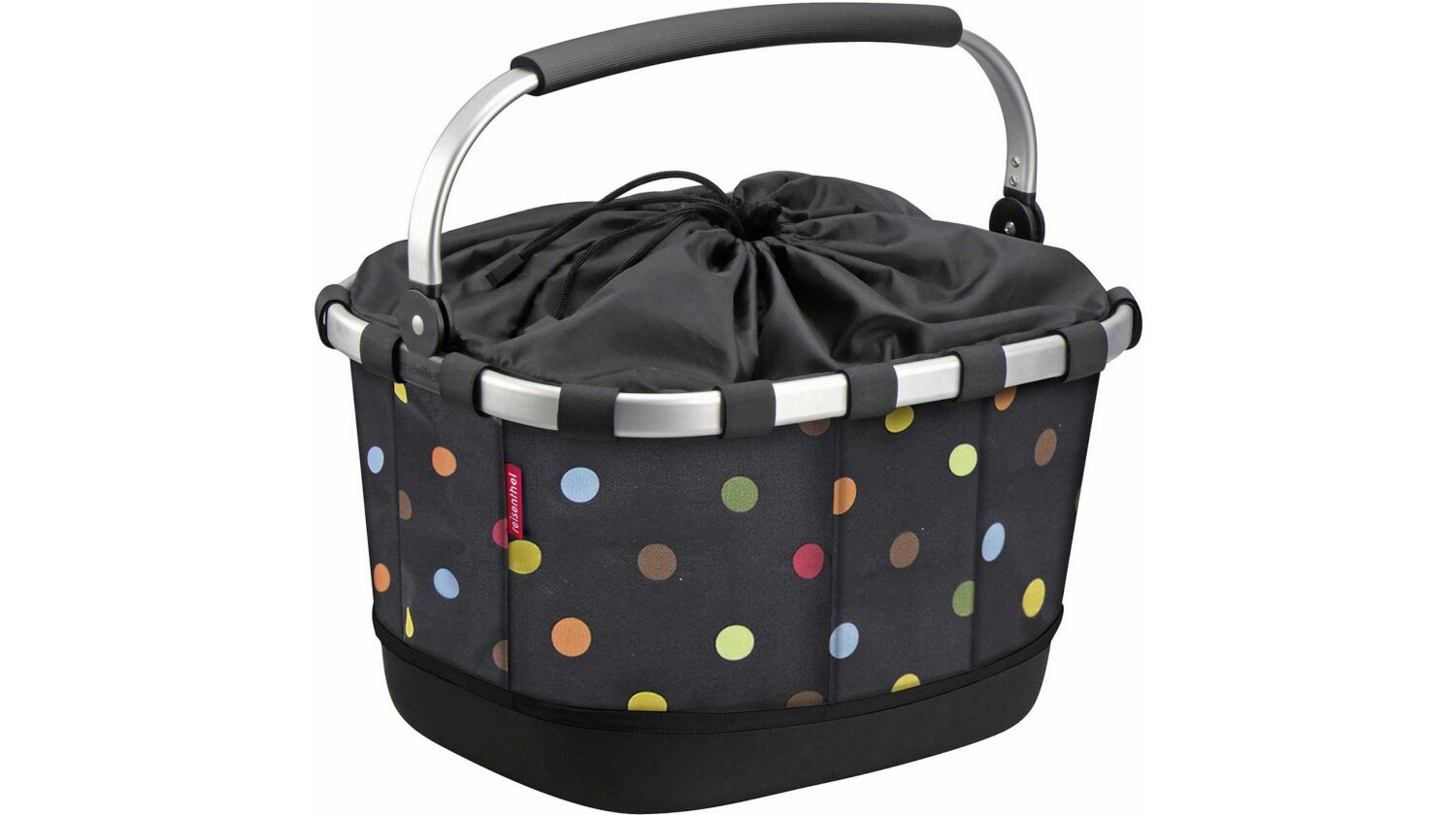 Klickfix Reisenthel Carrybag GT Gepäckträgertasche mit Aluminumrahmen für Racktime Dots