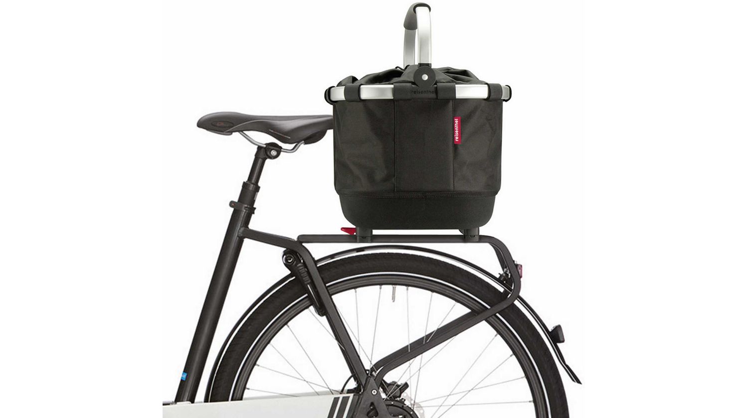 Klickfix Reisenthel Carrybag GT Gepäckträgertasche mit Aluminumrahmen für Racktime Dots