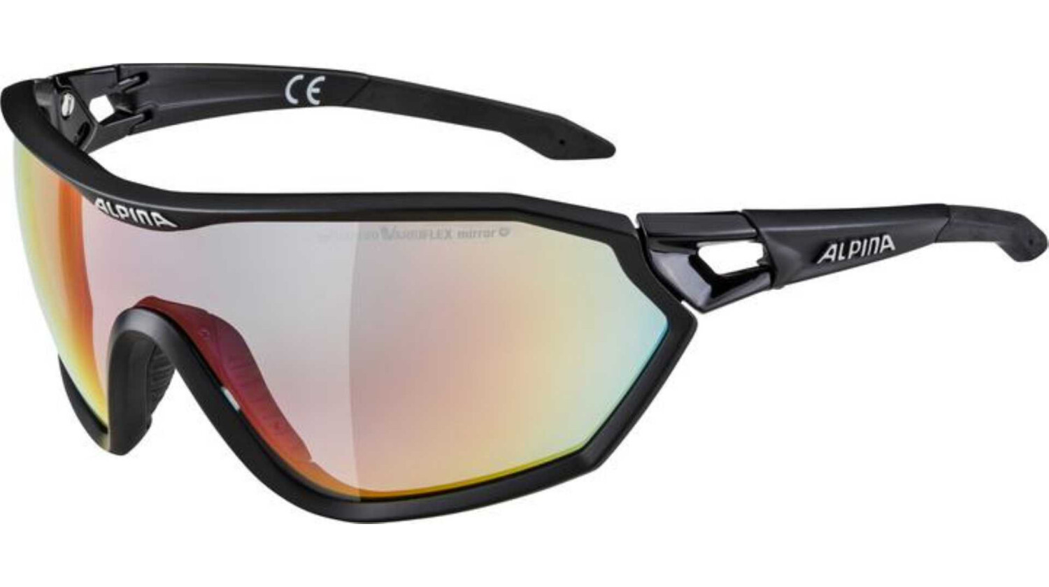 Alpina S-WAY L Brille black matt QVMRB+