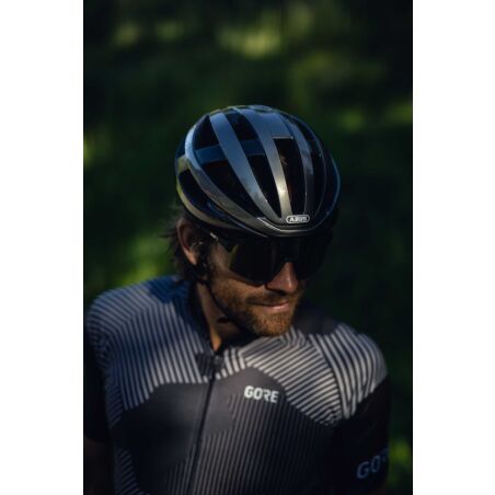 Abus Viantor Helm gleam silver