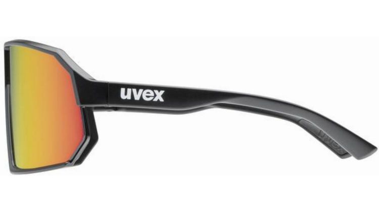 Uvex Sportstyle 237 MTB Brille black matt/mirror red