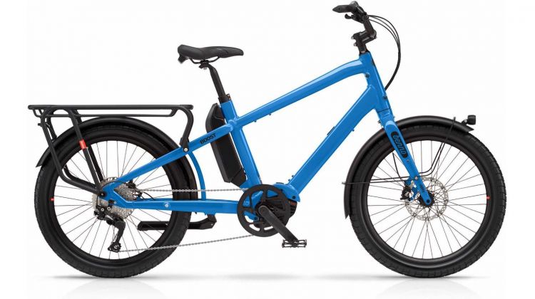Benno Bikes Boost 10D CX 500 Wh E-Lastenrad Diamant 24 machine blue one size