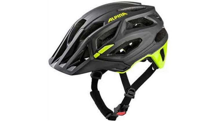 Alpina Garbanzo MTB-Helm black-neon-yellow