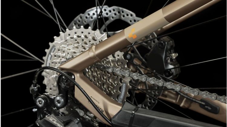 Cube Reaction Hybrid Performance 625 Wh E-Bike Hardtail Trapeze metallicbrown´n´orange