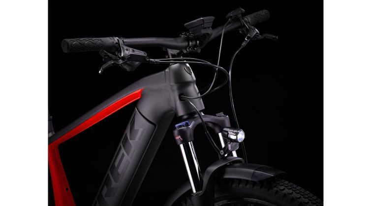 Trek Powerfly Sport 4 Equipped Gen 3 500 Wh E-Bike Diamant matte black/gloss red