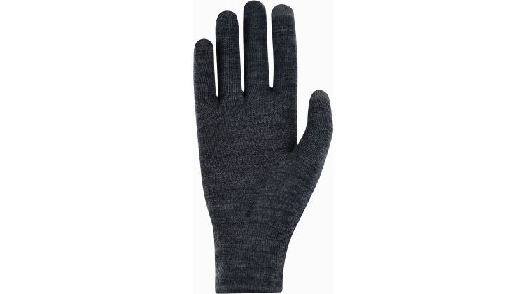 Roeckl Krinau Unterhandschuh Handschuhe lang dark grey mélange