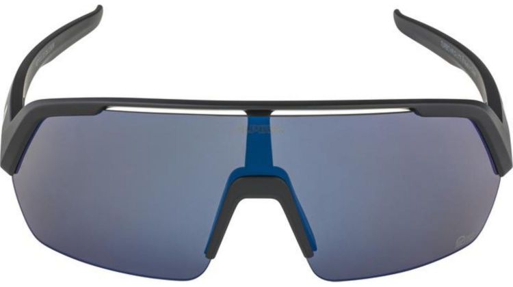 Alpina Turbo HR Q-Lite Sportbrille black matt/mirror blue one size