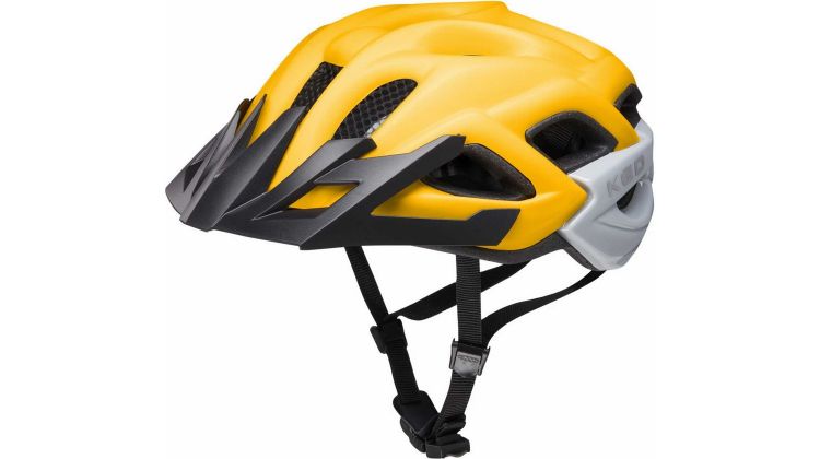 KED Status Junior Kinder-Helm yellow black matt
