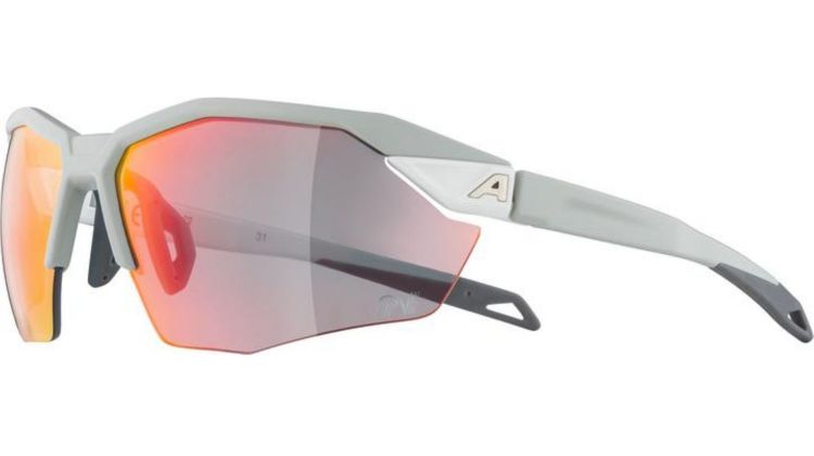 Alpina Twist Six S HR QV Sportbrille smoke-grey matt/quattro/variofl.mirror+ rainb. one size